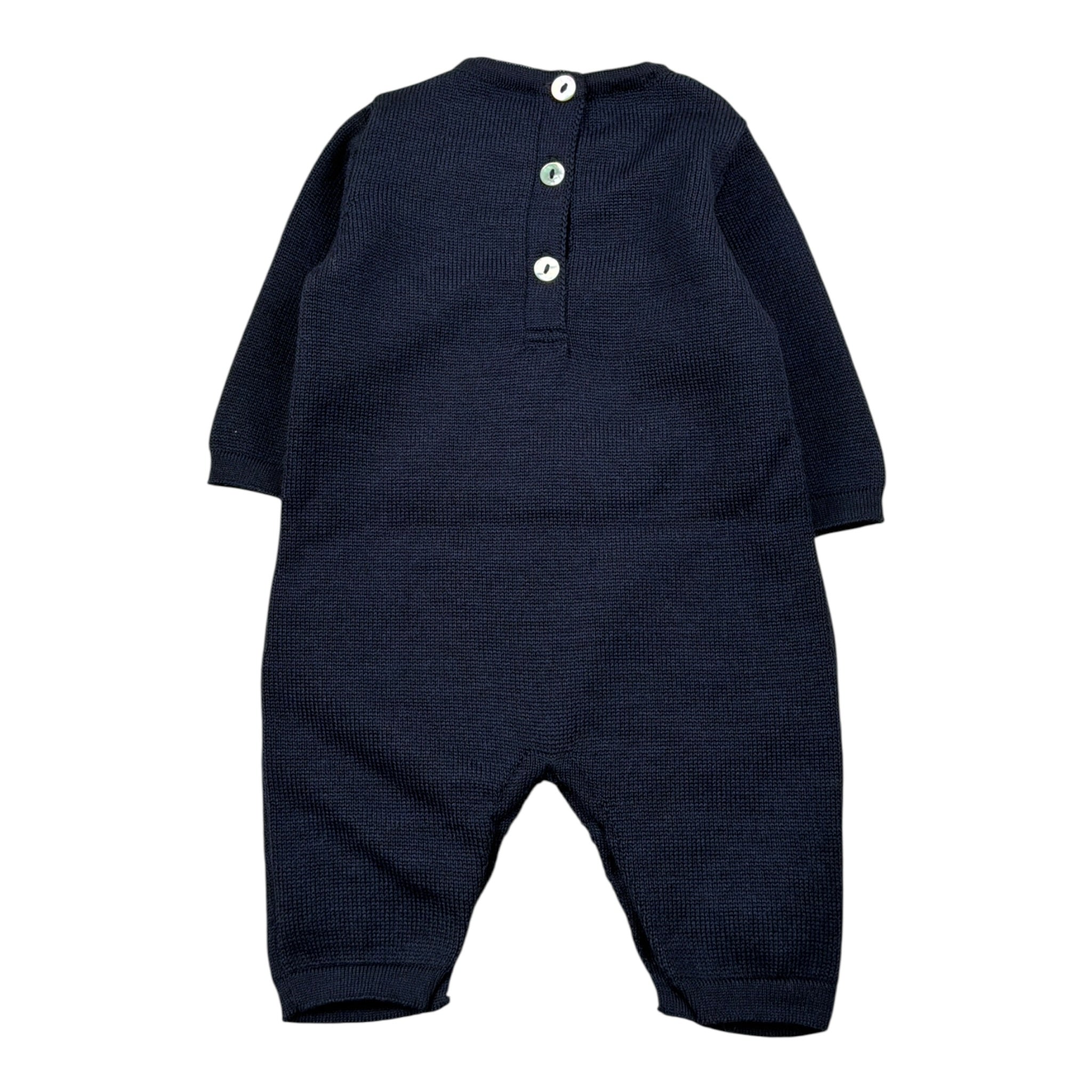 Maglifici Di Verona Tutina tinta unita con Orso Blu per Neonato 045418 BLU MAGLIFICI DI VERONA 