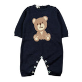 Maglifici Di Verona Tutina tinta unita con Orso Blu per Neonato 045418 BLU MAGLIFICI DI VERONA 