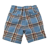 Malvi & Co Bermuda tinta unita con Fantasia Azzurro per Neonato F24B217PNRS AZZURRO MALVI & CO 