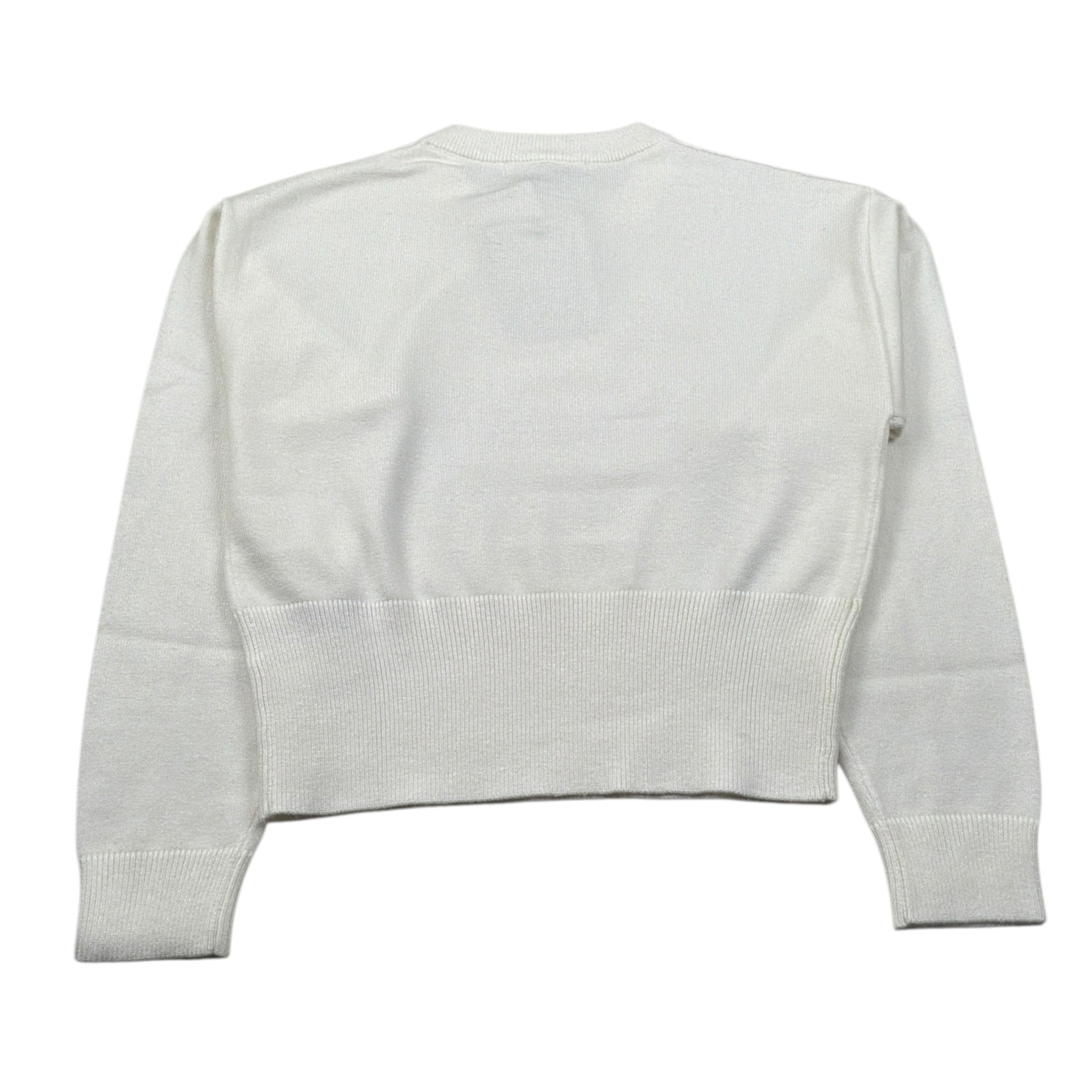 Manila Grace Maglia Girocollo tinta unita Panna per Bambina M2828W25 PANNA MANILA GRACE 