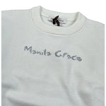 Manila Grace Maglia Girocollo tinta unita Panna per Bambina M2828W25 PANNA MANILA GRACE 