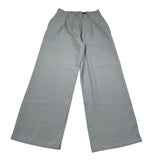 Manila Grace Pantalone Modello Palazzo tinta unita Grigio per Bambina M2832W25X GRIGIO MANILA GRACE 
