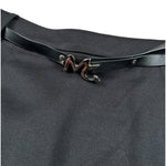 Manila Grace Gonna tinta unita con Cinturino Nero per Bambina M2886W25 NERO MANILA GRACE 