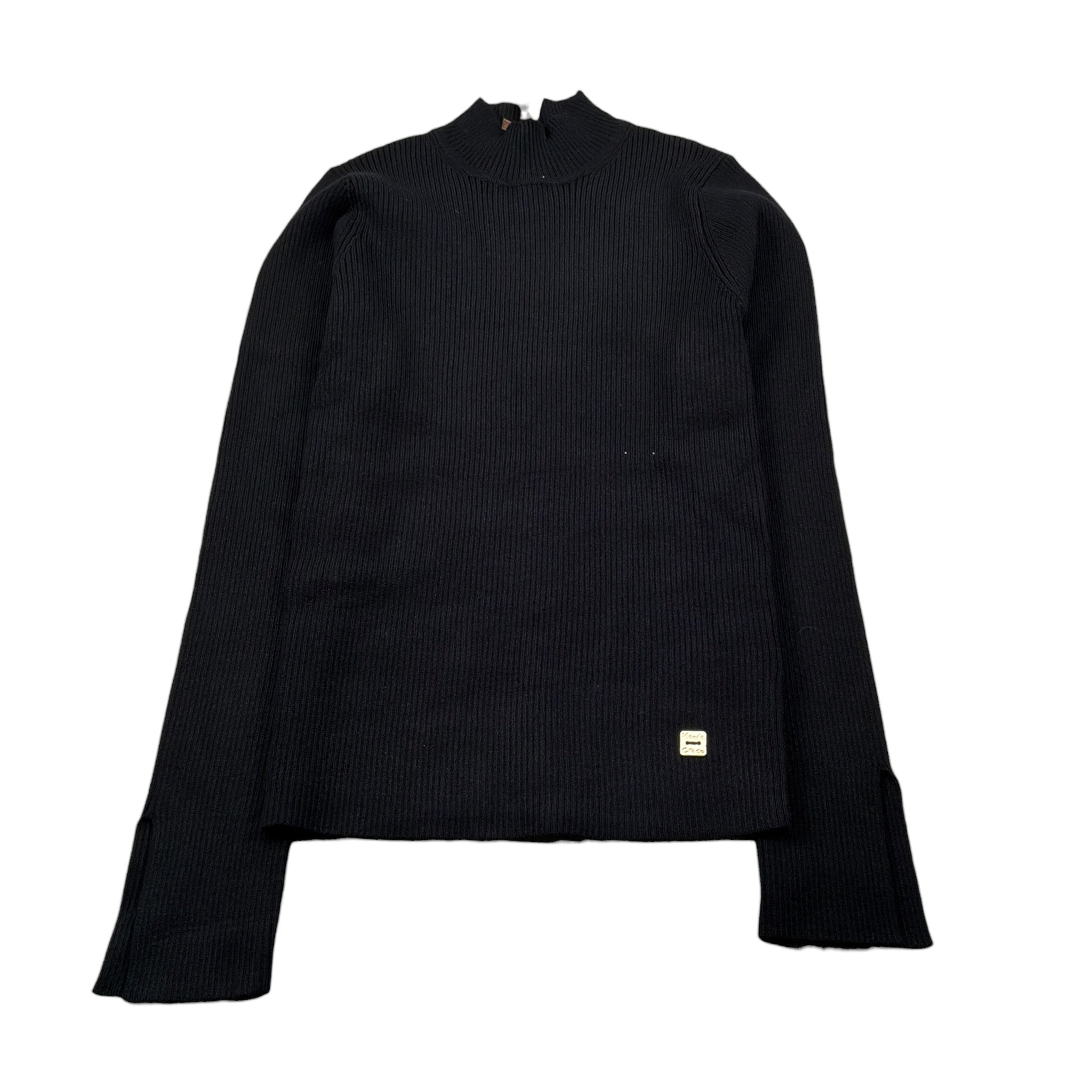 Manila Grace Maglia Collo Alto tinta unita Nero per Bambina M2974W25X NERO MANILA GRACE 