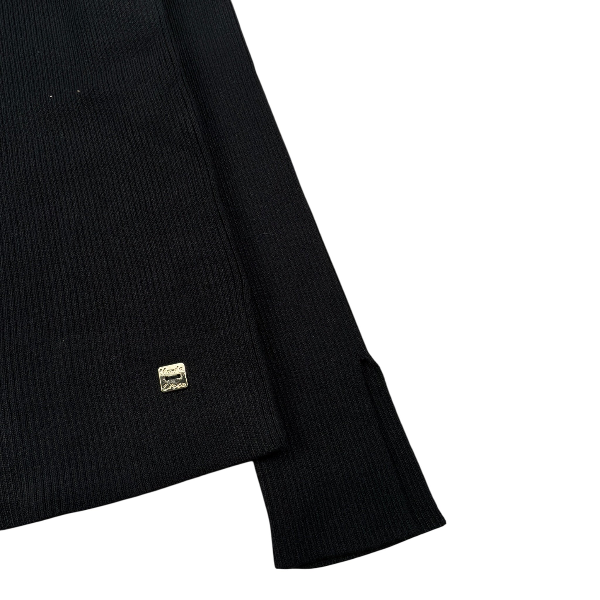 Manila Grace Maglia Collo Alto tinta unita Nero per Bambina M2974W25X NERO MANILA GRACE 