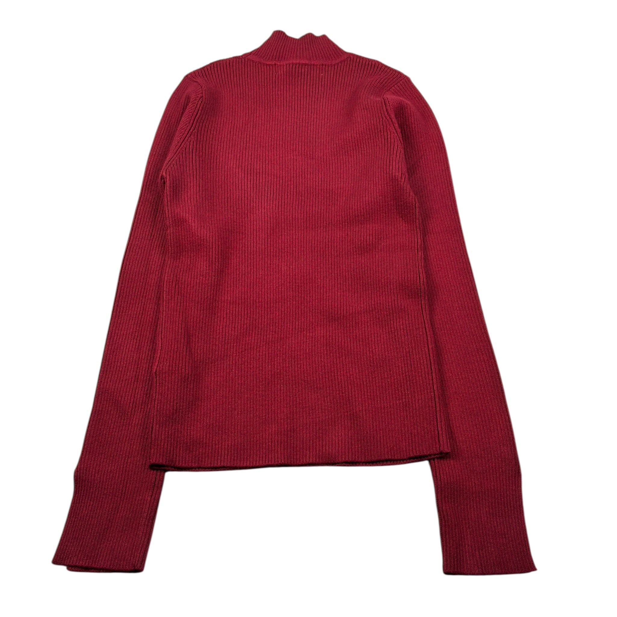 Manila Grace Maglia Collo Alto tinta unita Rosso per Bambina M2974W25X ROSSO MANILA GRACE 