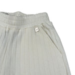 Manila Grace Pantalone tinta unita con Elastico In Vita Panna per Bambina MFBF24P204 PANNA MANILA GRACE 