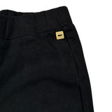 Manila Grace Pantalone Modello Zampa tinta unita Nero per Bambina MFBF24P233 NERO MANILA GRACE 