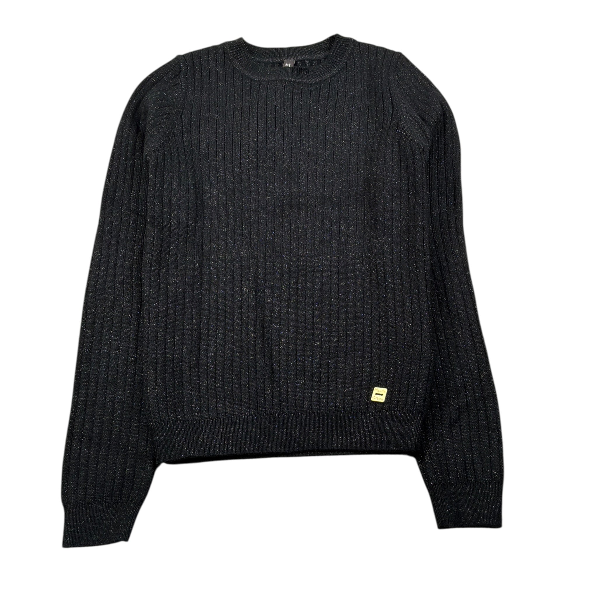 Manila Grace Maglia Girocollo tinta unita Nero per Bambina MFJF24M164 NERO MANILA GRACE 