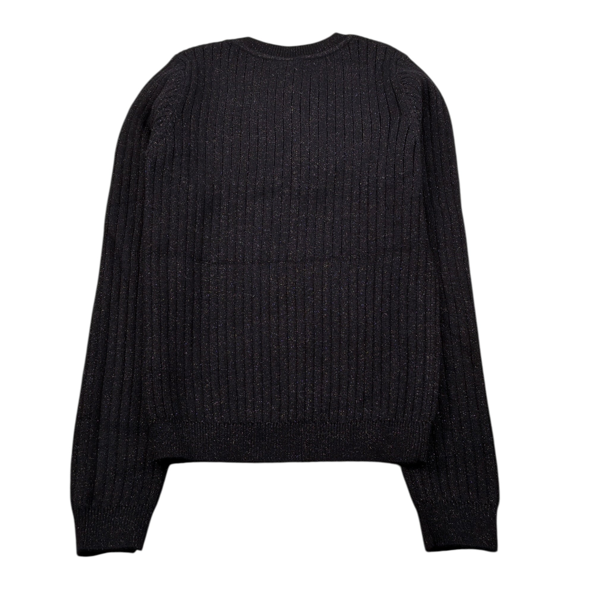 Manila Grace Maglia Girocollo tinta unita Nero per Bambina MFJF24M164 NERO MANILA GRACE 