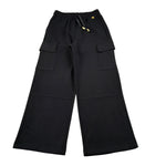 Manila Grace Pantalone Modello Palazzo tinta unita Nero per Bambina MFJF24P117 NERO MANILA GRACE 