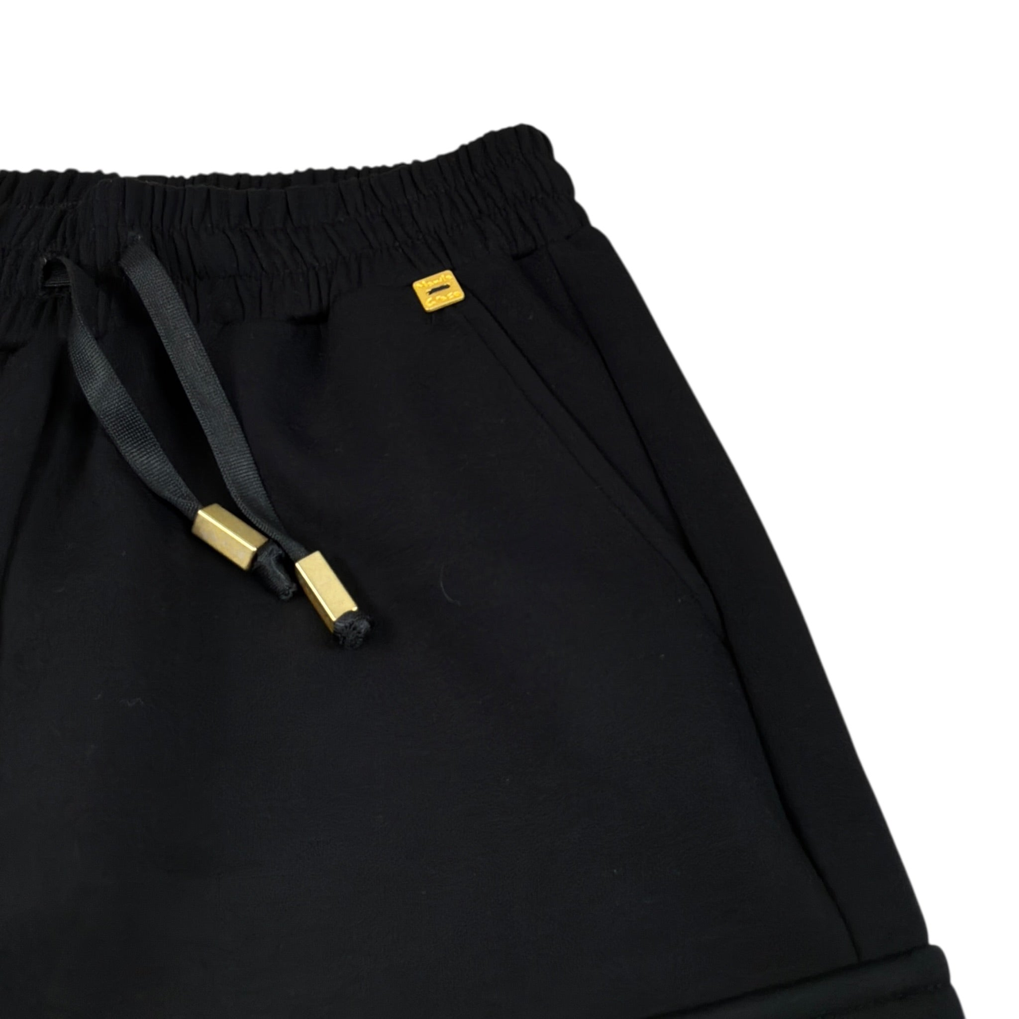 Manila Grace Pantalone Modello Palazzo tinta unita Nero per Bambina MFJF24P117 NERO MANILA GRACE 