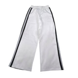 Manila Grace Pantalone tinta unita Modello Palazzo Bianco per Bambina MFJF24P137 BIANCO MANILA GRACE 