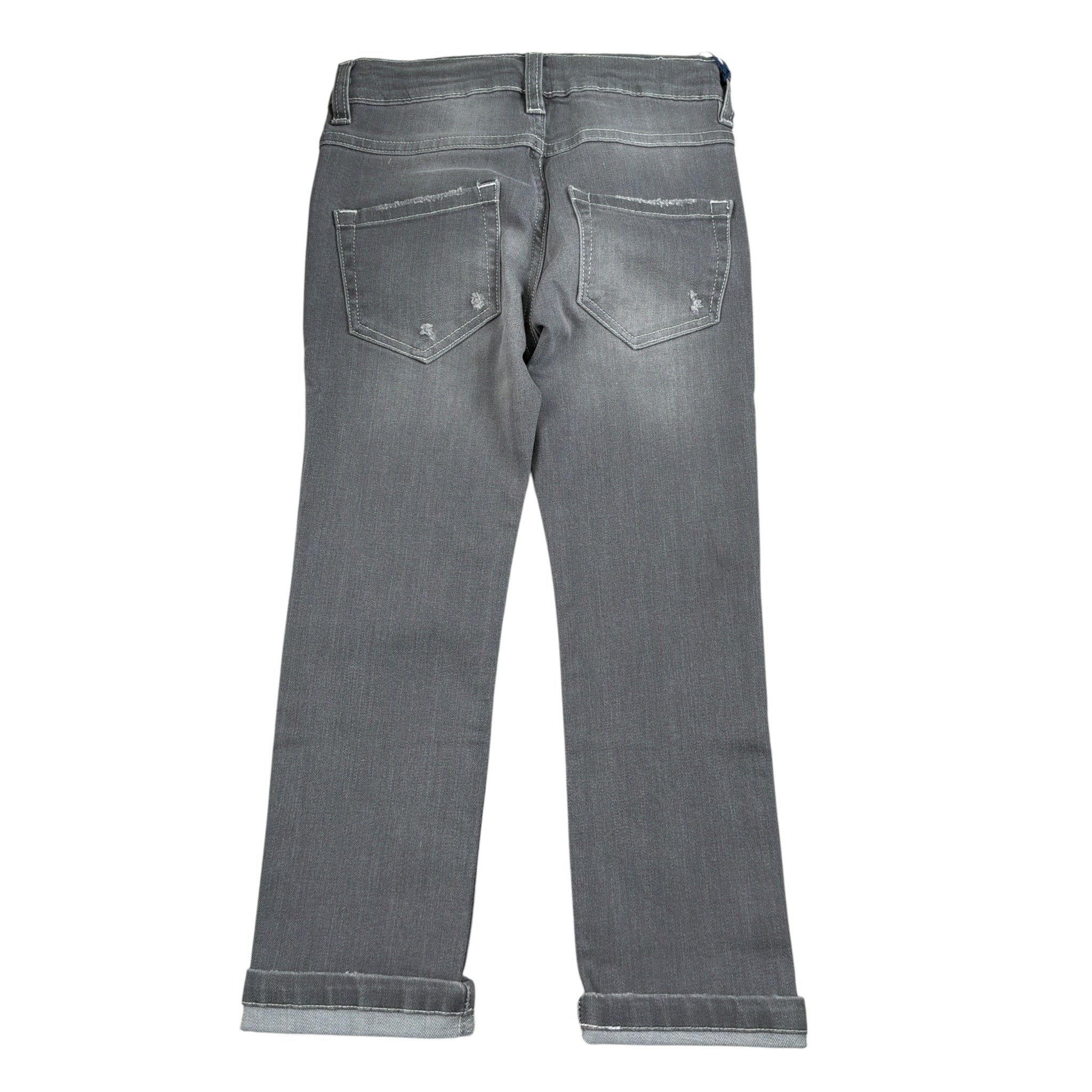 Manuel & Frank Jeans tinta unita con Girovita Regolabile Grigio per Bambino MF1356B GRIGIO MANUEL & FRANK 