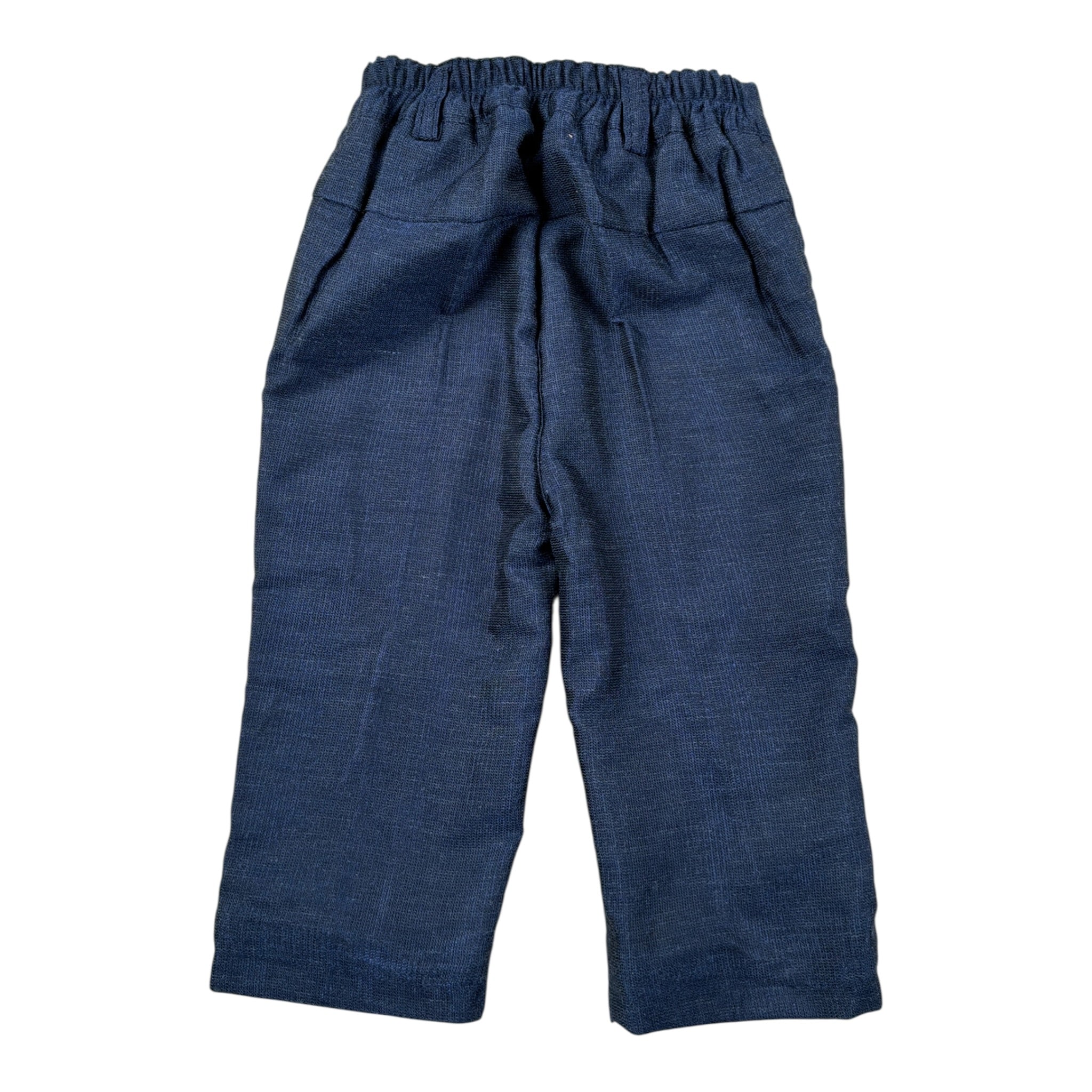 Manuel & Frank Pantalone tinta unita con Elastico In Vita Blu per Neonato MF1385I BLU MANUEL & FRANK 