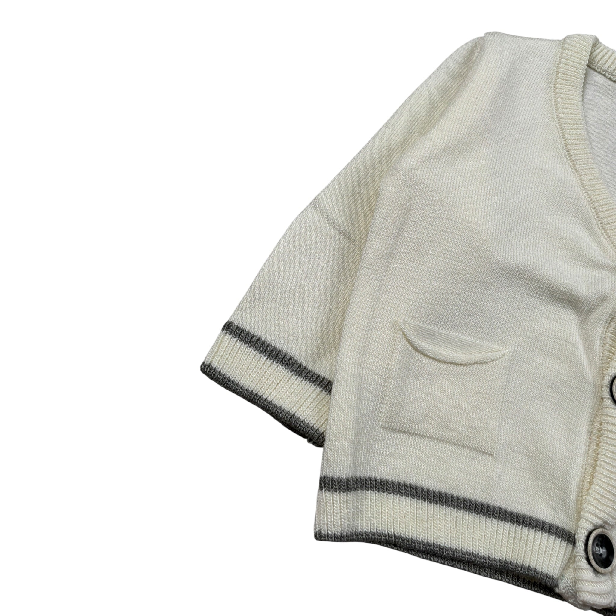 Manuel & Frank Cardigan Tint Unita con Bottoni Panna per Neonato MF4221I PANNA MANUEL & FRANK 