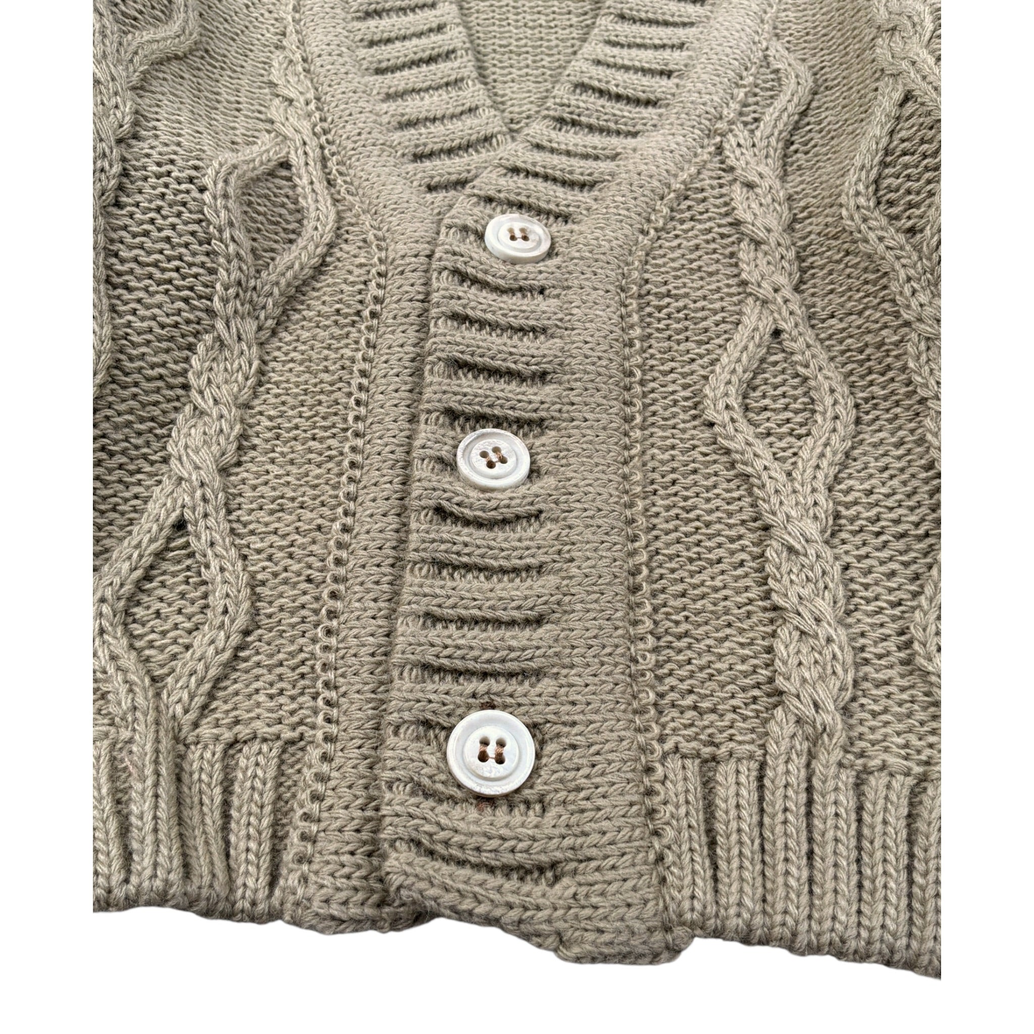 Manuel & Frank Cardigan Tint Unita con Bottoni Beige per Neonato MF4338I BEIGE MANUEL & FRANK 