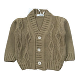 Manuel & Frank Cardigan Tint Unita con Bottoni Cammello per Neonato MF4338I CAMMELLO MANUEL & FRANK 