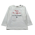 Manuel Ritz Shirt Girocollo tinta unita con Ricami Bianco per Neonato MR2816 BIANCO MANUEL RITZ 