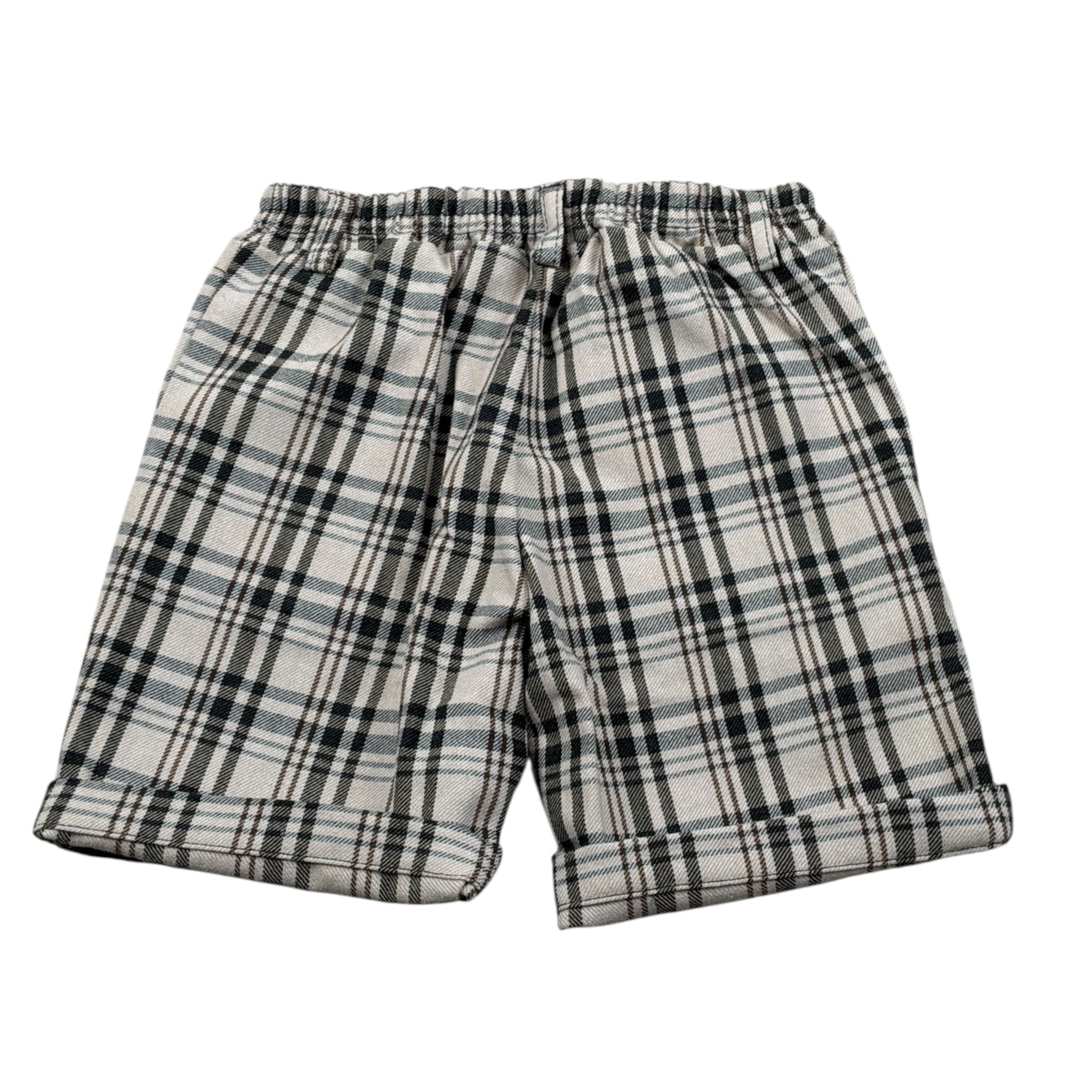 Manuel Ritz Bermuda Stampa Fantasia con Elastico In Vita Beige per Bambino MR2832 BEIGE MANUEL RITZ 
