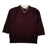 Manuel Ritz Maglia tinta unita Scollo A V Vinaccio per Neonato MR3149N VINACCIO MANUEL RITZ 