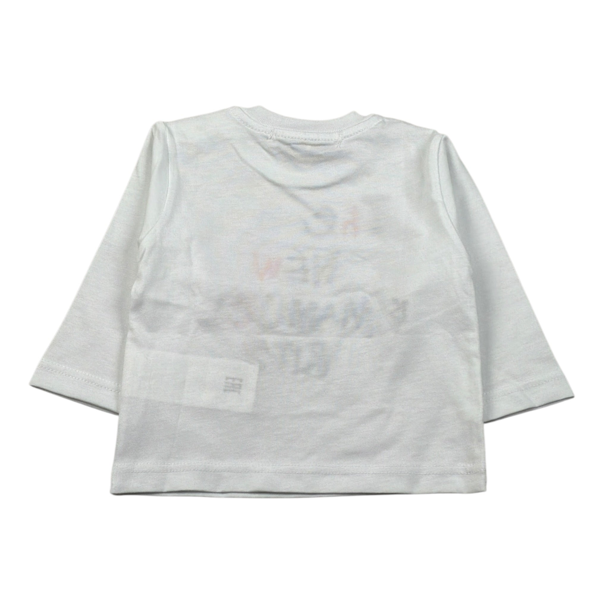 Manuel Ritz Shirt Girocollo tinta unita con Ricami Bianco per Neonato MR3182NX BIANCO MANUEL RITZ 