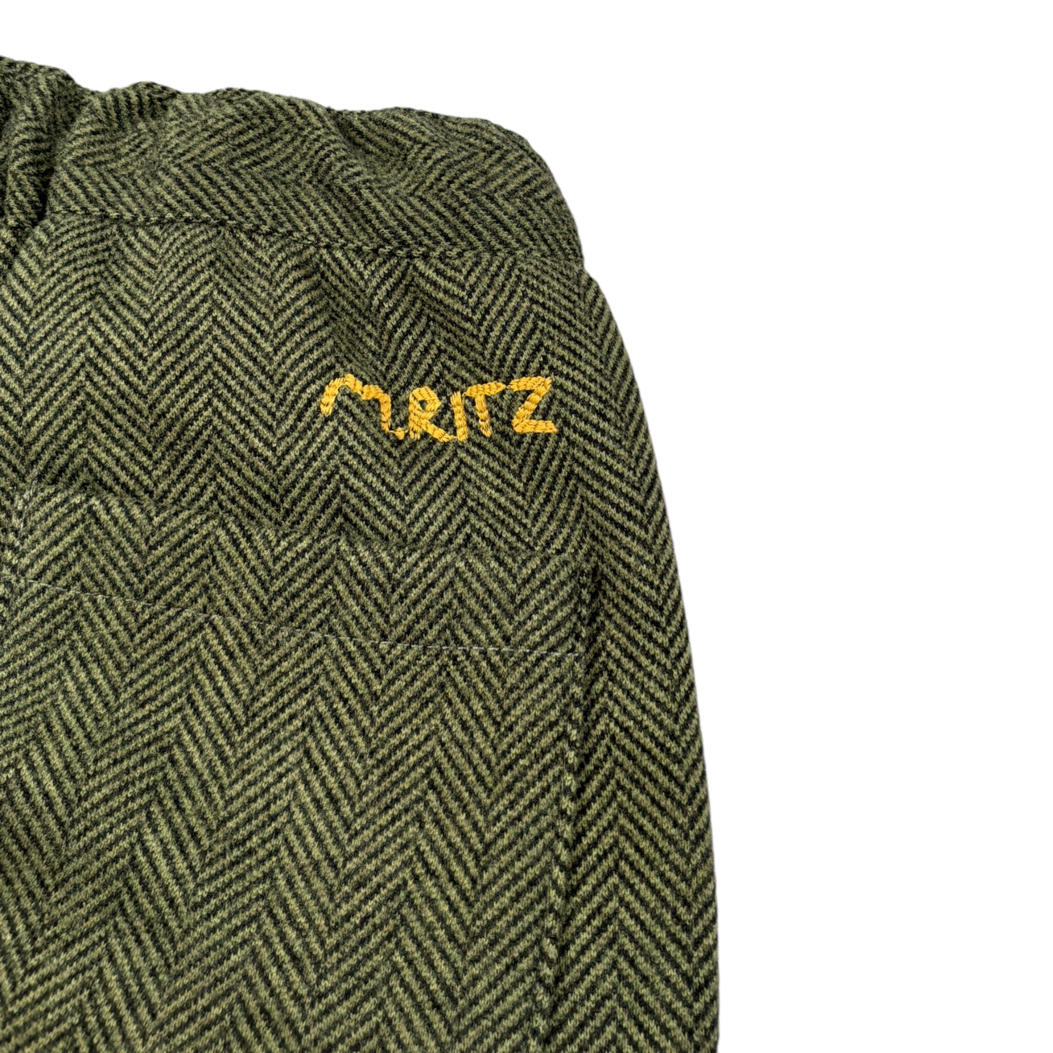 Manuel Ritz Pantalone tinta unita con Elastico In Vita Verde per Bambino MR3185JXX VERDE MANUEL RITZ 
