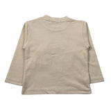 Manuel Ritz Shirt Girocollo tinta unita con Logo Beige per Neonato MR3232N BEIGE MANUEL RITZ 