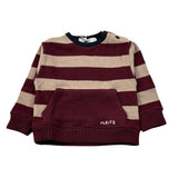 Manuel Ritz Felpa Chiusa Girocollo Bicolore Rosso/Beige per Neonato MR3234X ROSSO/BEIGE MANUEL RITZ 