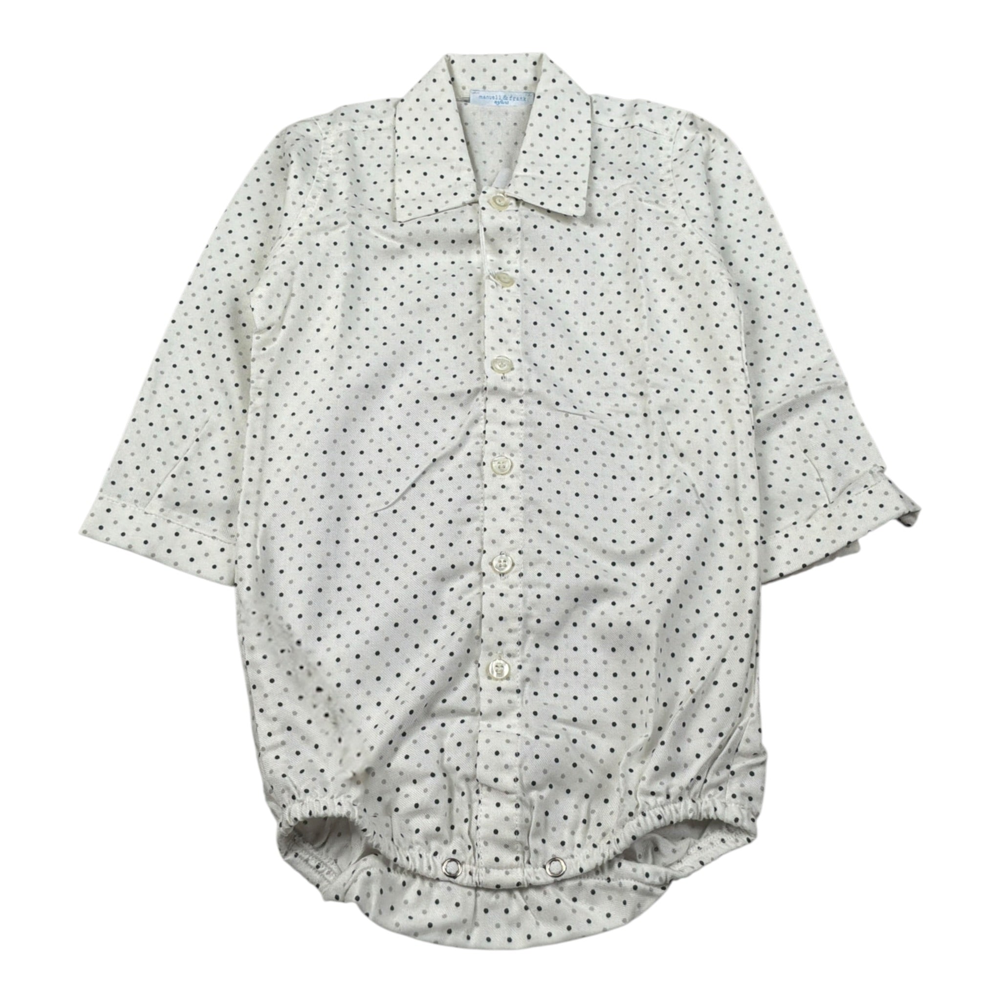 Manuell & Frank Body Camicia Manica Lunga Stamoa Fantasia Panna per Neonato MF3206I PANNA MANUELL & FRANK 