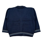 Manuell & Frank Cardigan tinta unita con Ricami Blu per Neonato MF4161I BLU MANUELL & FRANK 