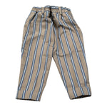 Manuell & Frank Pantalone con Elastico In Vita Fantasia A Righe Beige per Neonato PNTMNFRR BEIGE MANUELL & FRANK 