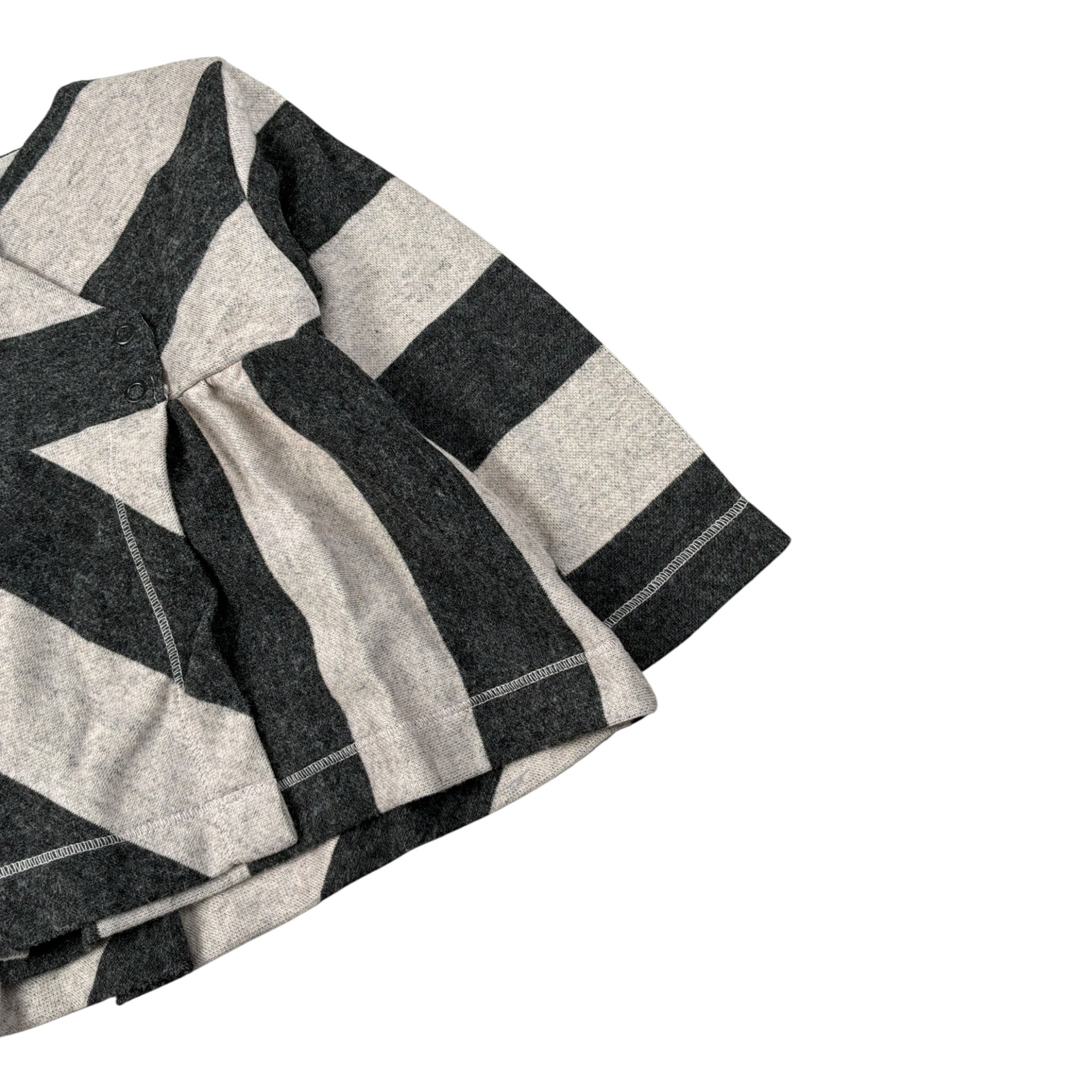 Mapero' Maglia Bicolore con Fantasia A Righe Grigio per Neonata M32311 GRIGIO MAPERO' 