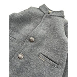 Marae Kids Cappotto tinta unita con Bottoni Grigio per Bambina 3386 GRIGIO MARAE KIDS 