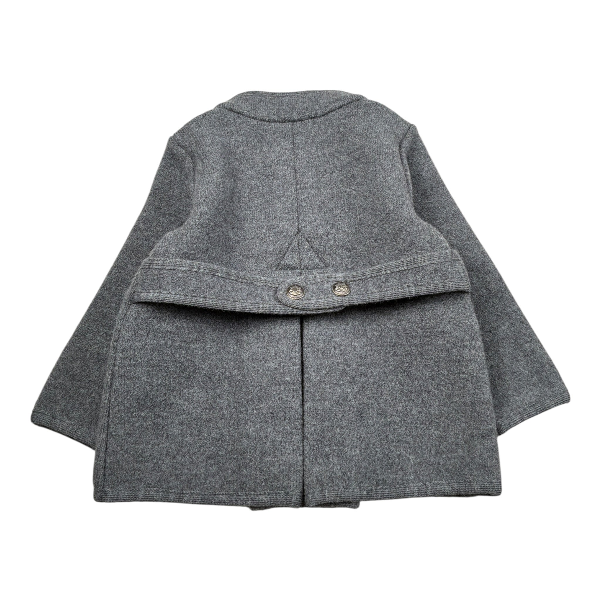 Marae Kids Cappotto tinta unita con Bottoni Grigio per Neonata 3386N GRIGIO MARAE KIDS 