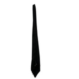 Marc Ellis Cravatta tinta unita con Logo Nero per Bambina JMJAC01176 NERO MARC ELLIS 