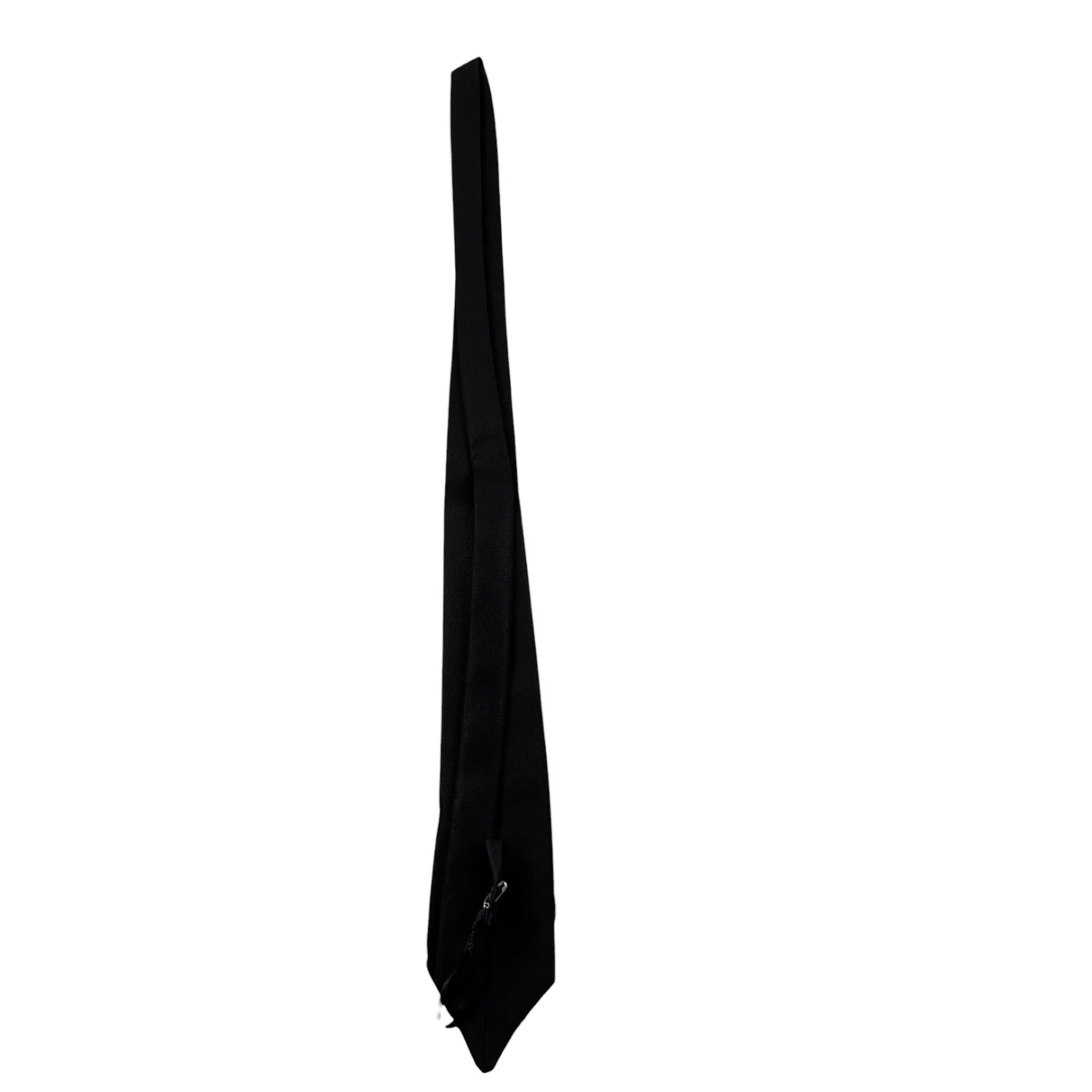 Marc Ellis Cravatta tinta unita con Logo Nero per Bambina JMJAC01176 NERO MARC ELLIS 