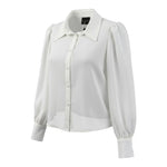 Marc Ellis Camicia tinta unita con Colletto Bianco per Bambina JMJSH00230 BIANCO MARC ELLIS 