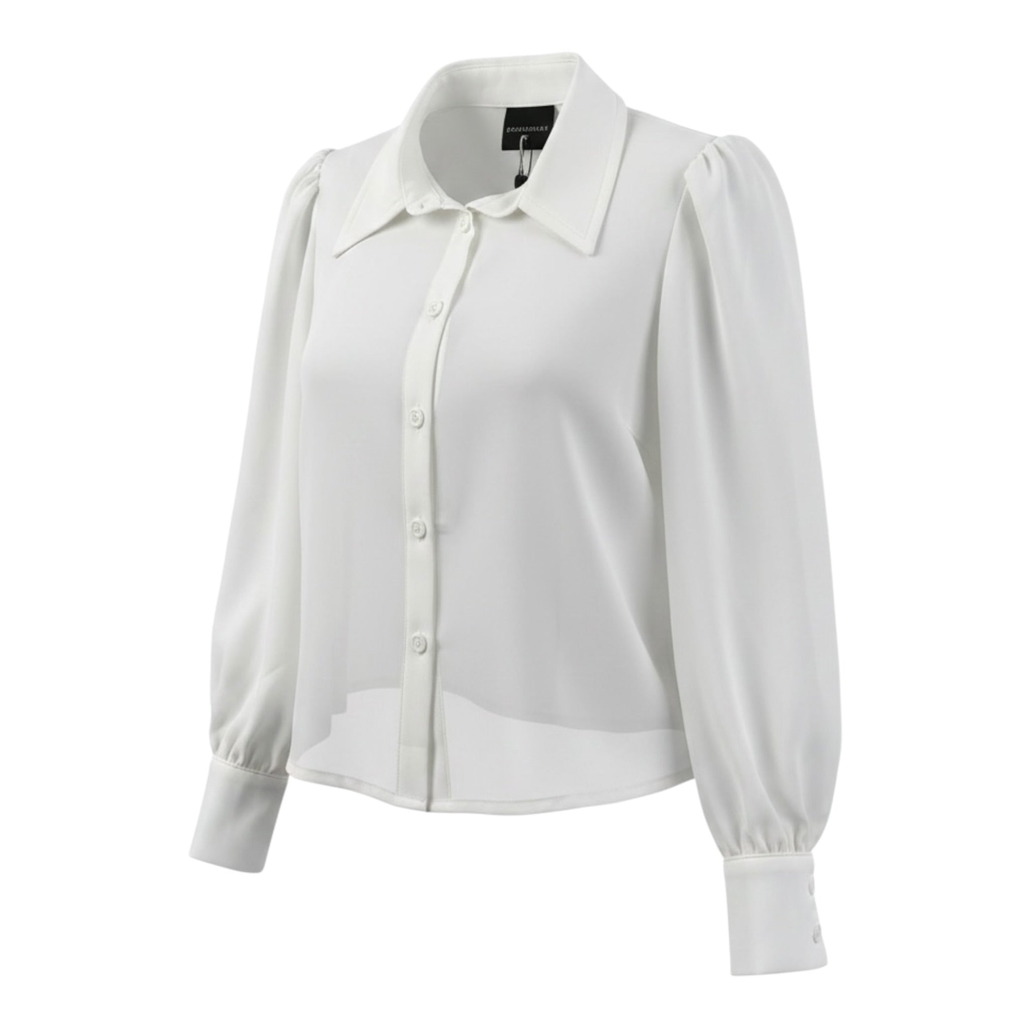 Marc Ellis Camicia tinta unita con Colletto Bianco per Bambina JMJSH00230 BIANCO MARC ELLIS 