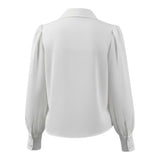 Marc Ellis Camicia tinta unita con Colletto Bianco per Bambina JMJSH00230 BIANCO MARC ELLIS 