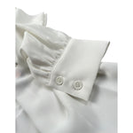Marc Ellis Camicia tinta unita con Colletto Bianco per Bambina JMJSH00230 BIANCO MARC ELLIS 