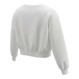 Marc Ellis Felpa tinta unita con Logo Bianco per Bambina JMJST00239 BIANCO MARC ELLIS 