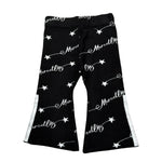 Marc Ellis Leggins tinta unita Logato Bianco/Nero per Neonata JMNPT00182N BIANCO/NERO MARC ELLIS 