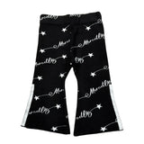Marc Ellis Leggins tinta unita Logato Bianco/Nero per Neonata JMNPT00182N BIANCO/NERO MARC ELLIS 