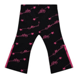 Marc Ellis Leggins tinta unita Logato Nero per Bambina JMNPT00182 NERO MARC ELLIS 