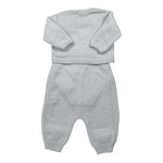 Marlu' Completo 3Pz Body-Salopette-Cardigan Azzurro per Neonato IN5331 AZZURRO MARLU' 