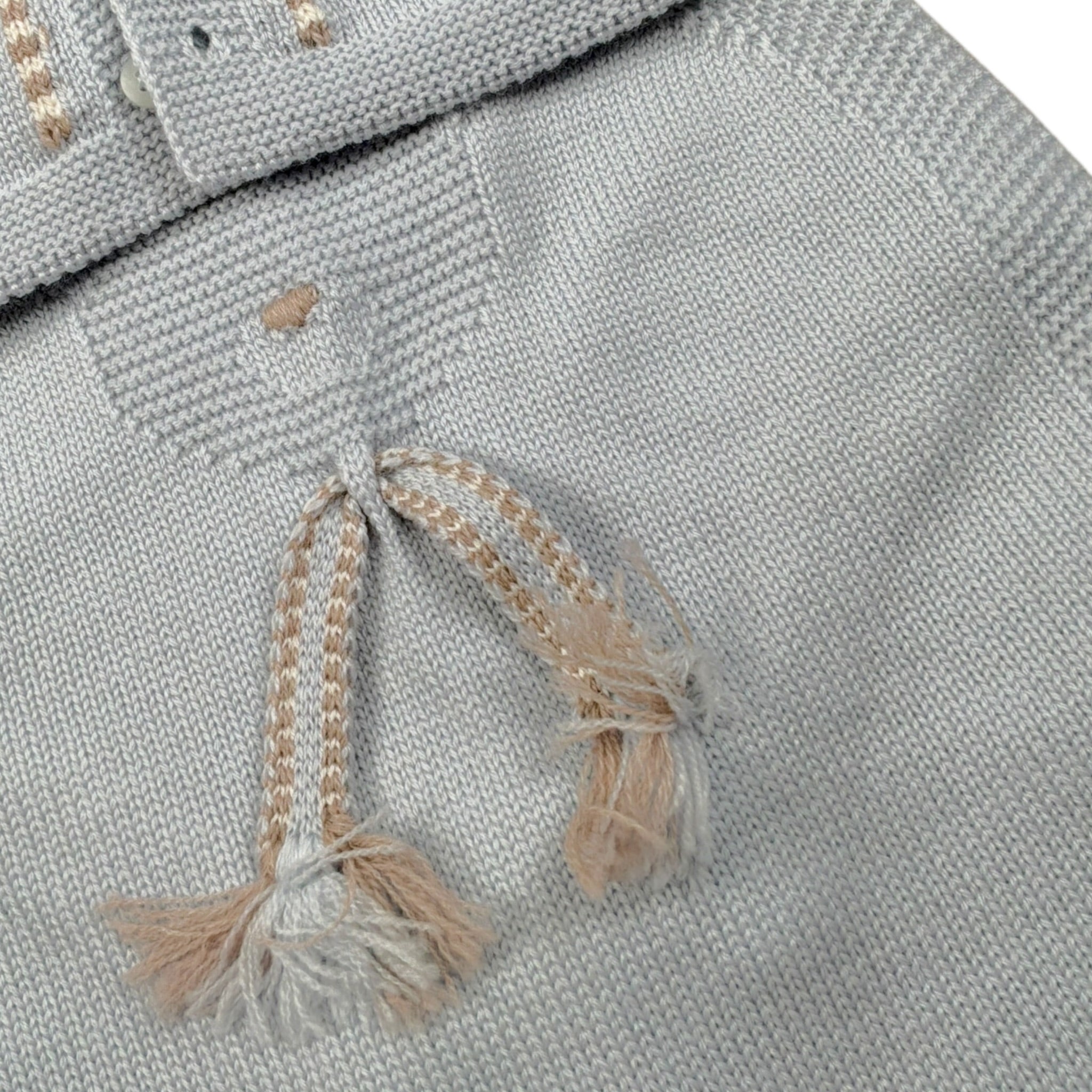 Marlu' Completo 3Pz Body-Salopette-Cardigan Azzurro per Neonato IN5331 AZZURRO MARLU' 