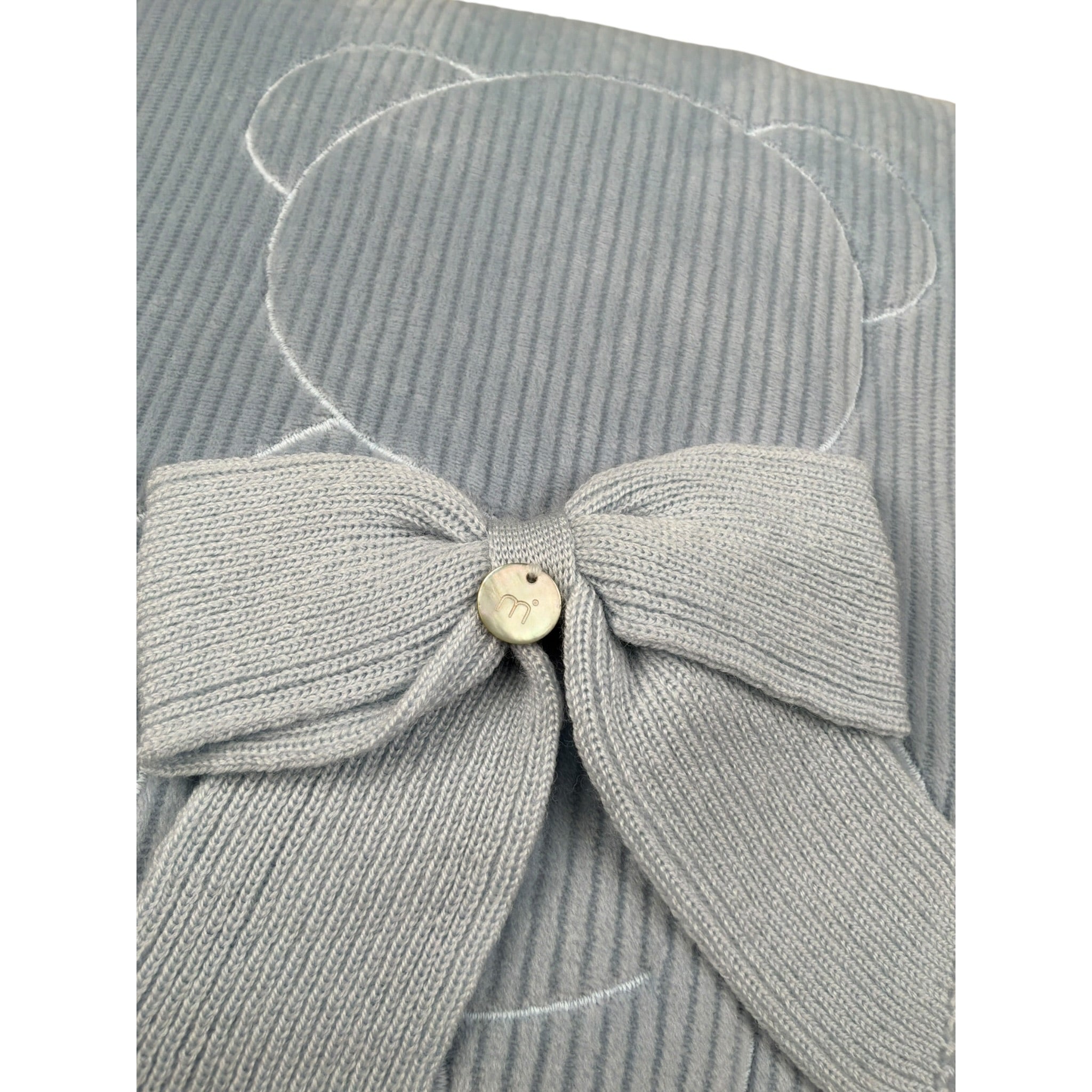 Marlu' Coperta Bicolore In Ciniglia Azzurro per Neonato IN5981O AZZURRO MARLU' 