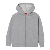 Max&Co. Felpa tinta unita con Zip E Cappuccio Grigio per Bambina MX0186 GRIGIO MAX&Co. 