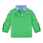 Mayoral Polo tinta unita con Colletto In Contrasto Verde per Neonato 1124 VERDE MAYORAL 